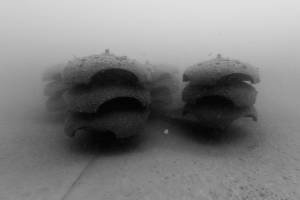 Exposition: Les villes immergées de Nicolas Floc&rsquo;h