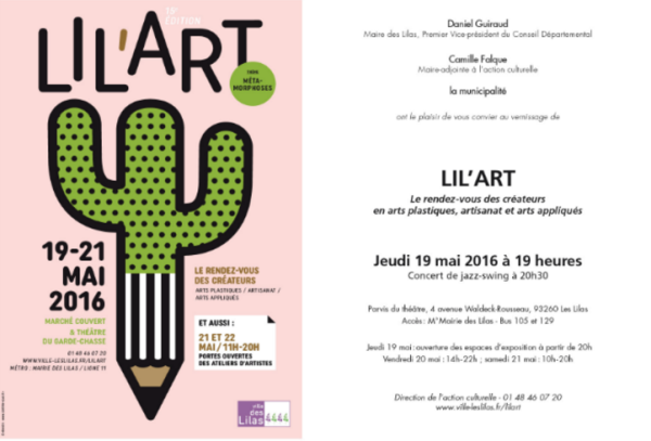 Lil&rsquo;art, rendez-vous des créateurs du 19 au 21 mai