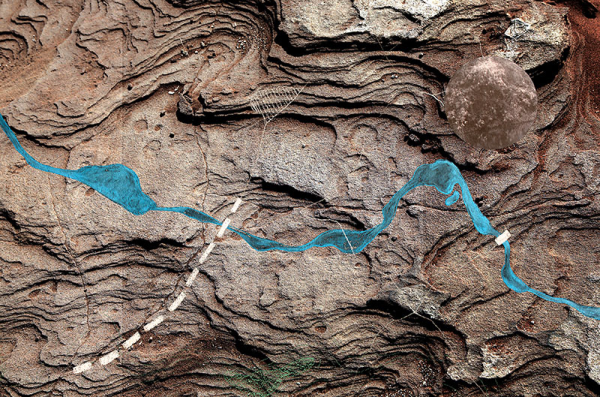 Cracks Around The Corner, exposition d&rsquo;Otobong Nkanga